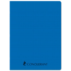 CAHIER PP BLEU 24X32 96P SEYES 70G PIQURE